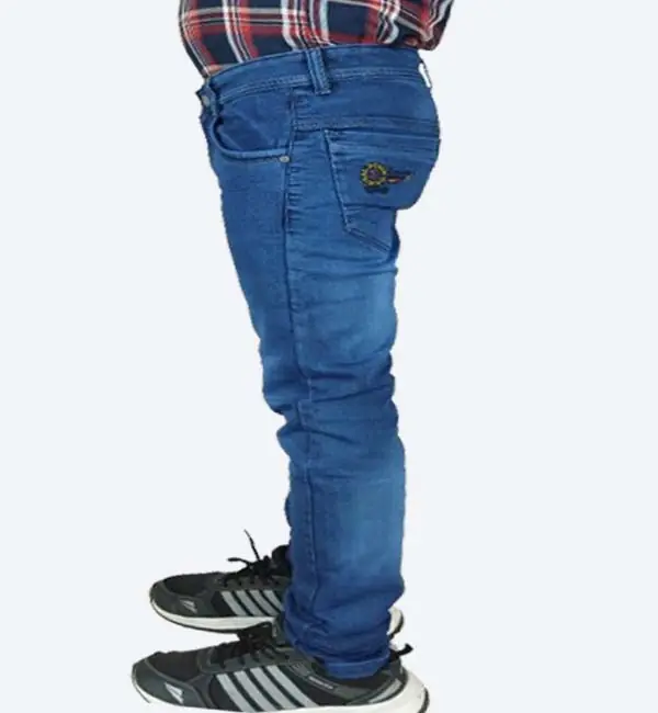 Men’s Slim Fit Stretchable Blue Denim Jeans – Comfortable Everyday Wear - Image 2