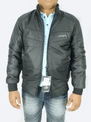 Black Quilted Puffer Jacket – Men’s Lightweight Winter Jacket