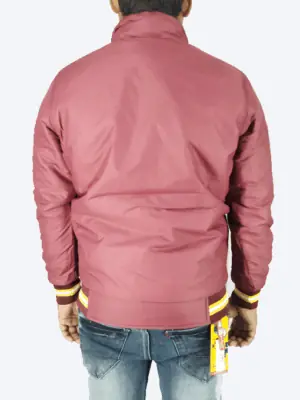 Maroon Athletic Winter Jacket – Lightweight, Windproof & Stylish