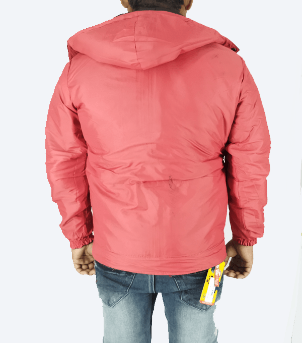 Messi Reversible Winter Jacket – Black & Red | Dual-Style, Warm & Windproof - Image 4