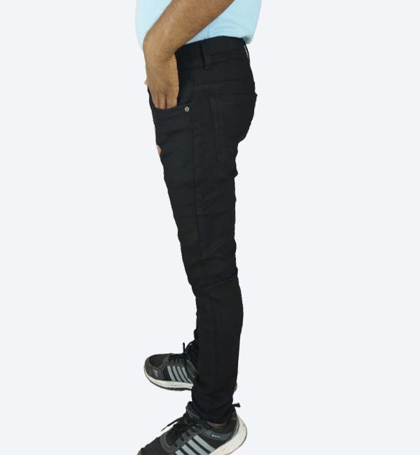 Men’s Slim Fit Black Denim Jeans – Stretchable, Stylish & Everyday Comfort - Image 2