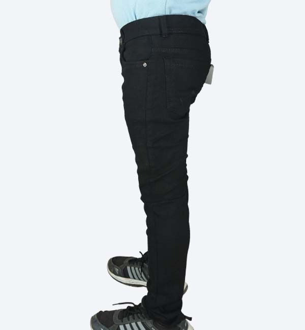 Men’s Slim Fit Black Denim Jeans – Stretchable, Stylish & Everyday Comfort - Image 3