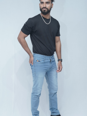 TARFAC Premium Light Blue Jeans – 11.5 oz Fabric, Heavy & Bata Wash, No Fading, YKK Zipper, Ultra-Soft Comfort